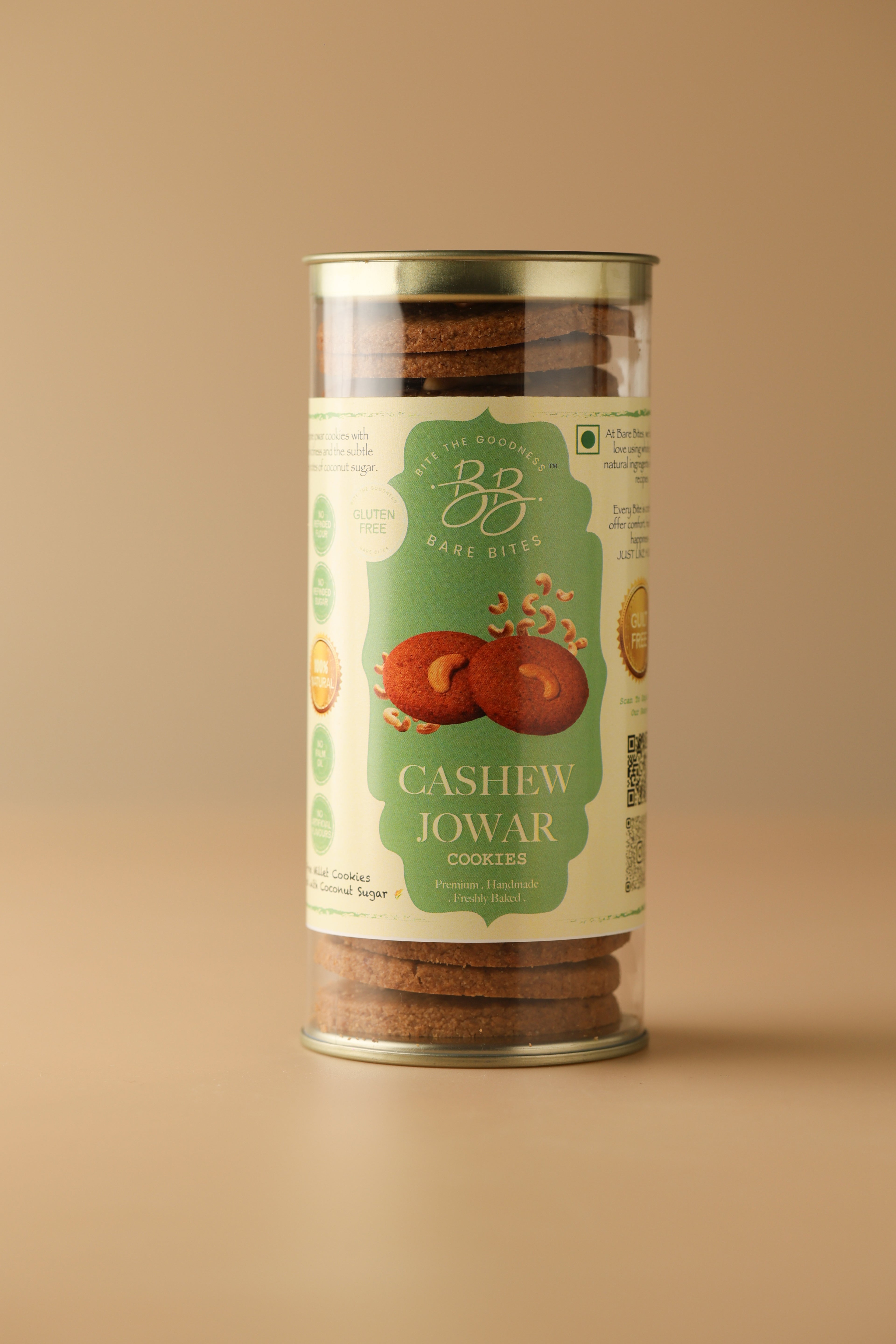 Cashew Jowar Cookies