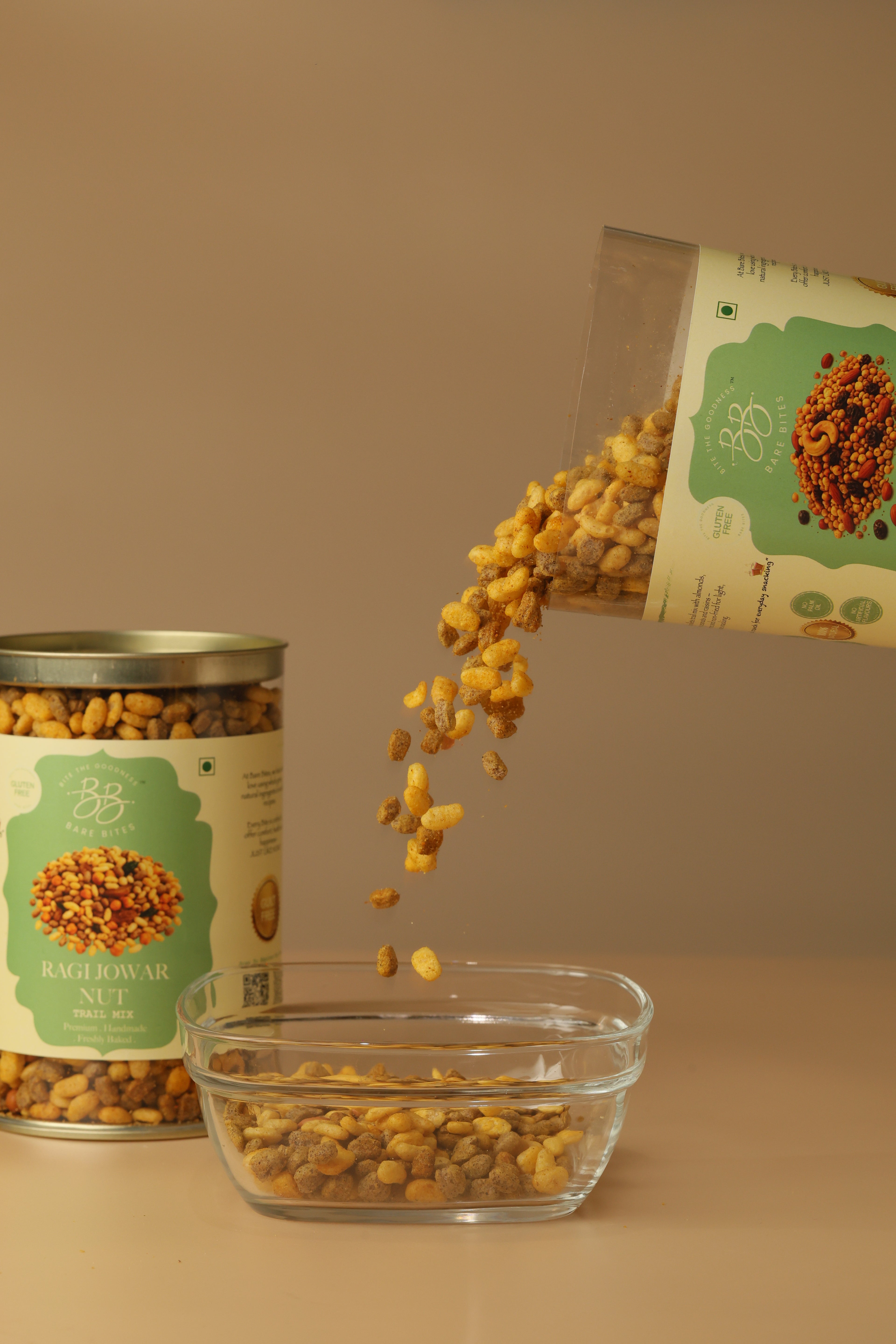 Ragi Jowar Nut Trail Mix
