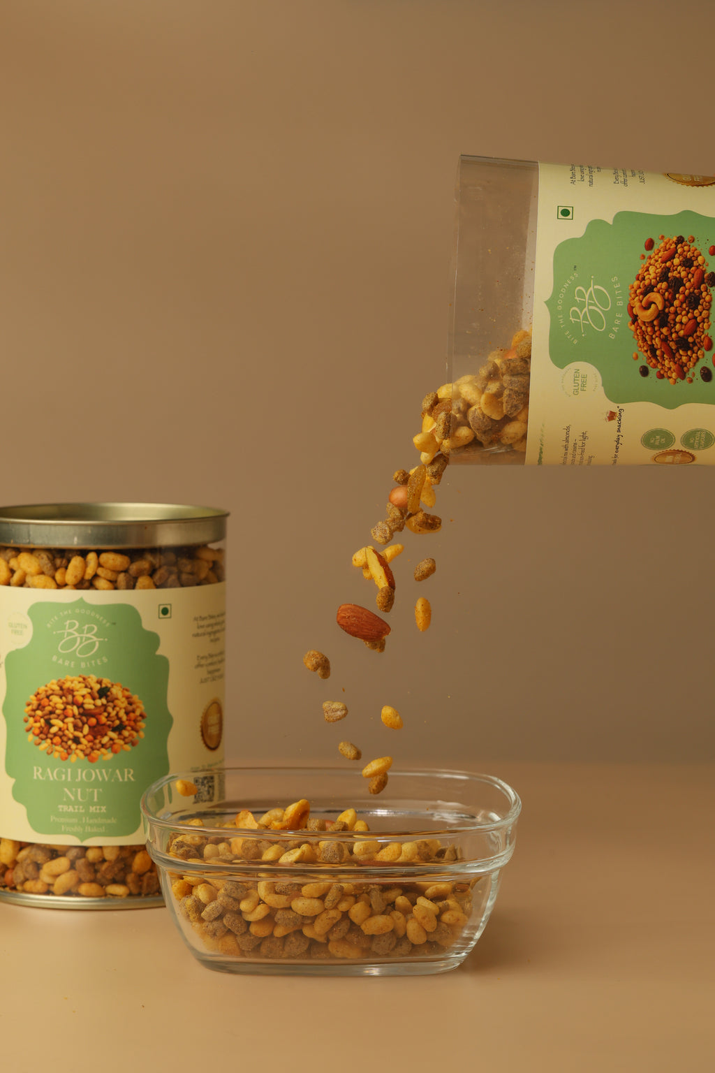 Ragi Jowar Dry Fruit Trail Mix