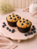 Blueberry Oats Crumble Cup Cake