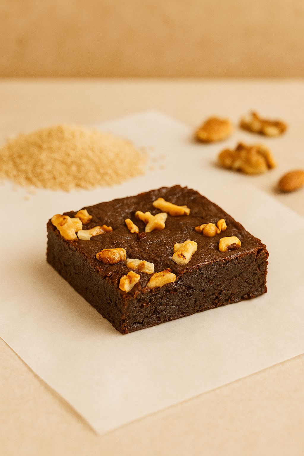 Nutty Amaranth Brownie
