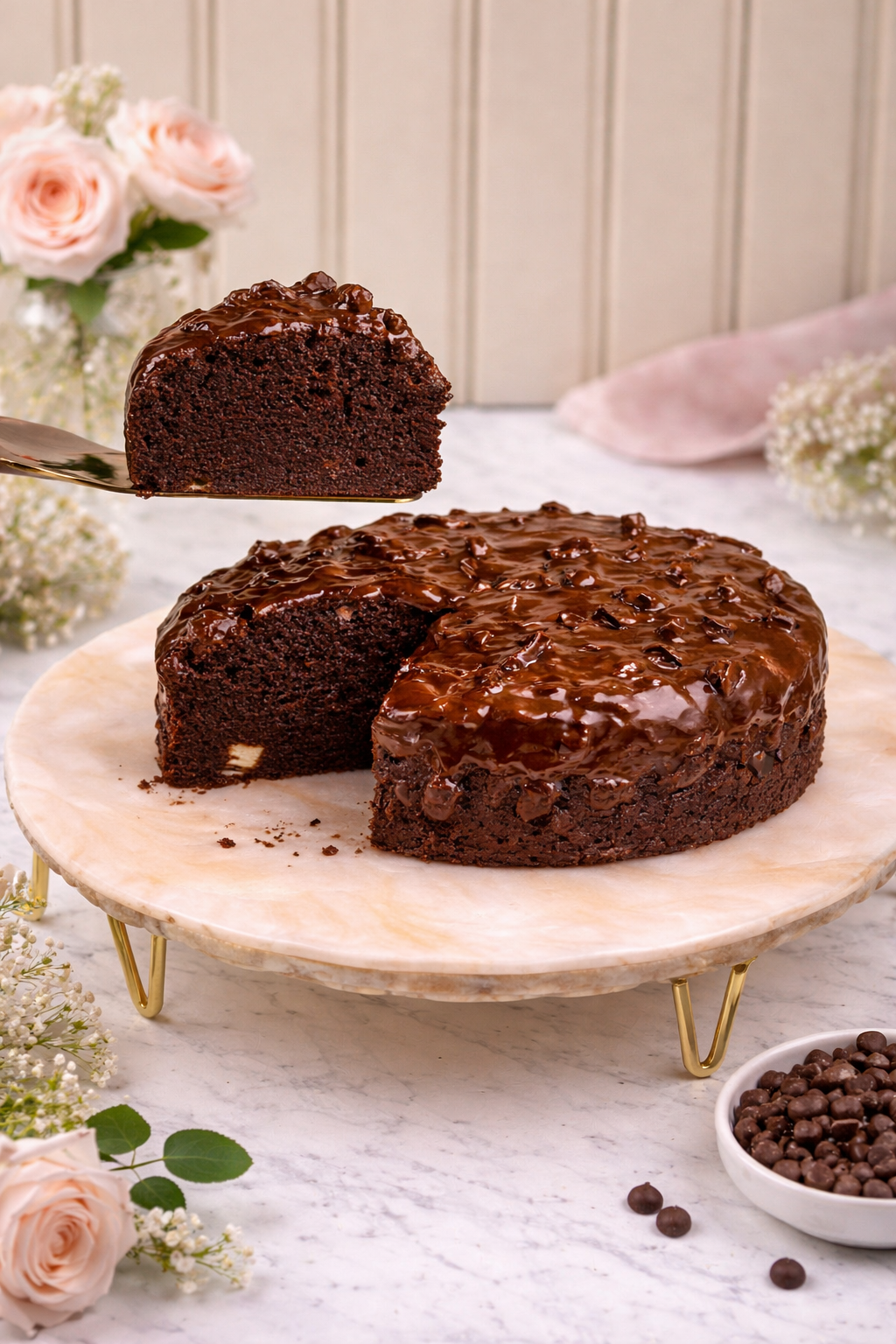 Choco Ragi Mocha Cake