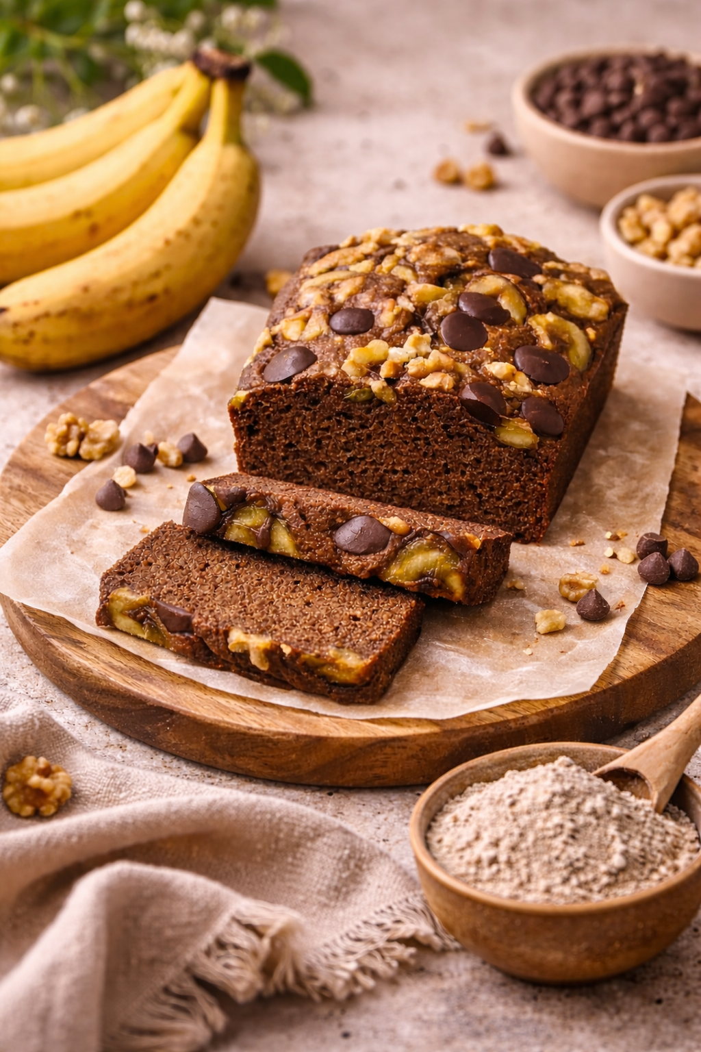 Ragi Banana Bread