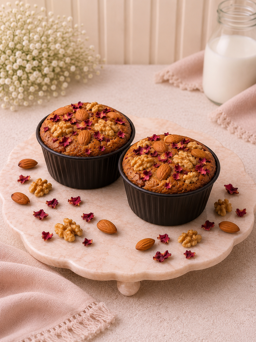 Nutty Harvest Cup Cake